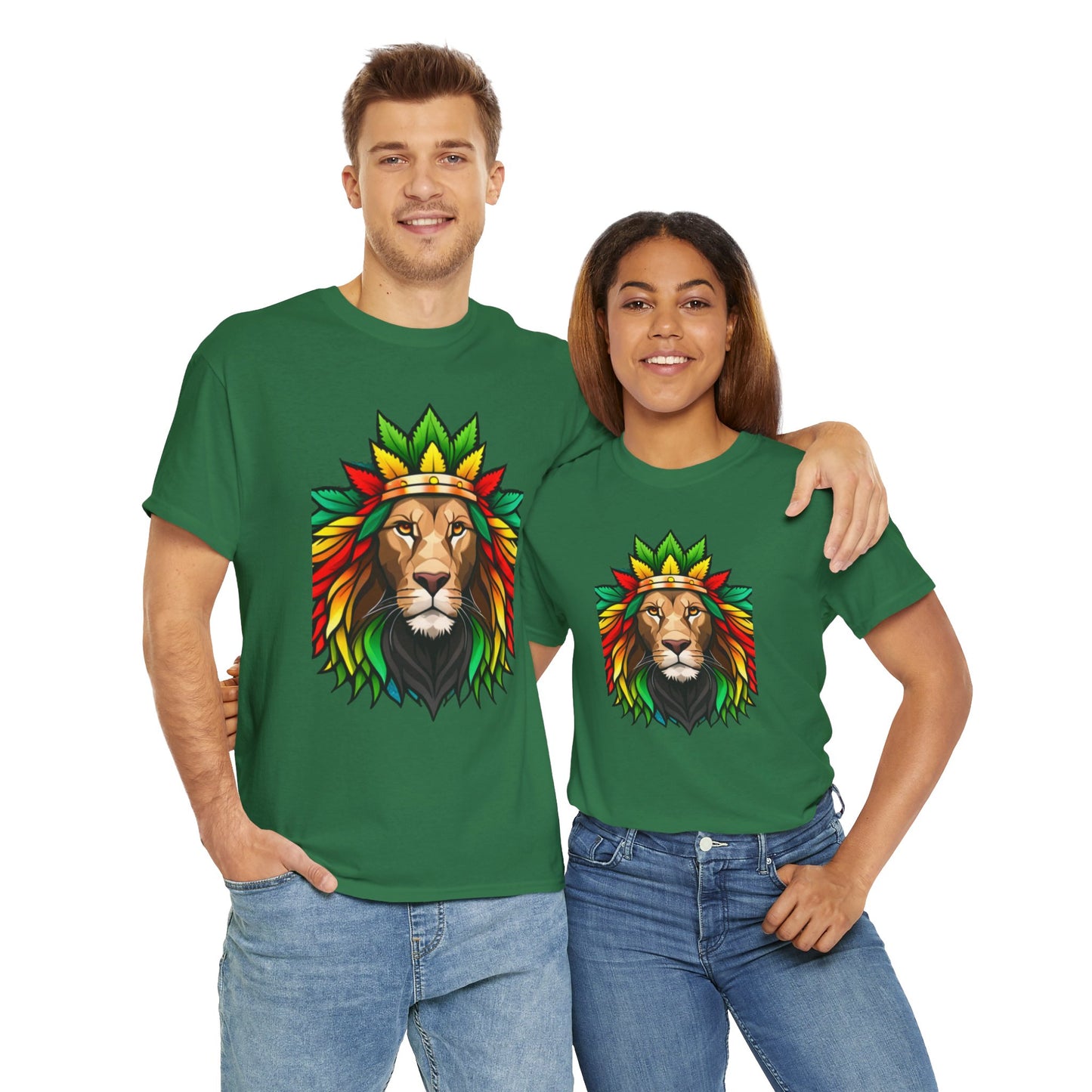 Camiseta Reggae Unisex de algodón pesado 