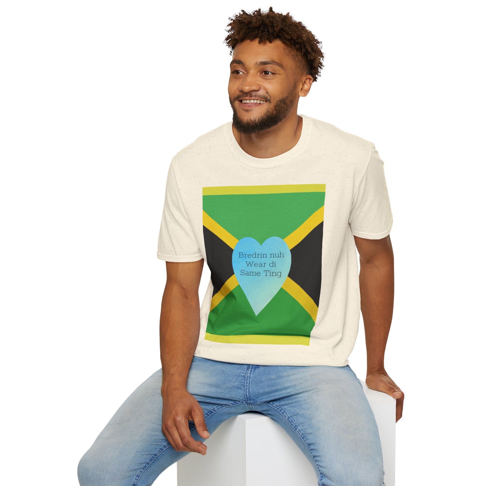 Bredrin nuh Wear di Same Ting Camiseta unisex de estilo suave