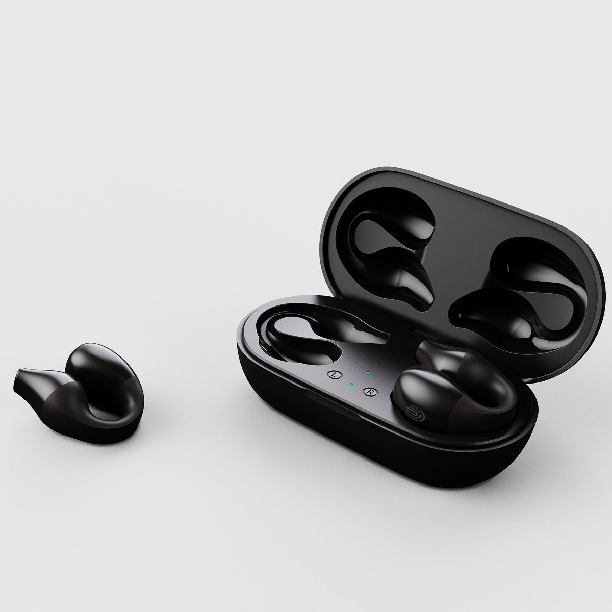 Auriculares Bluetooth impermeables con cancelación de ruido digital espejo