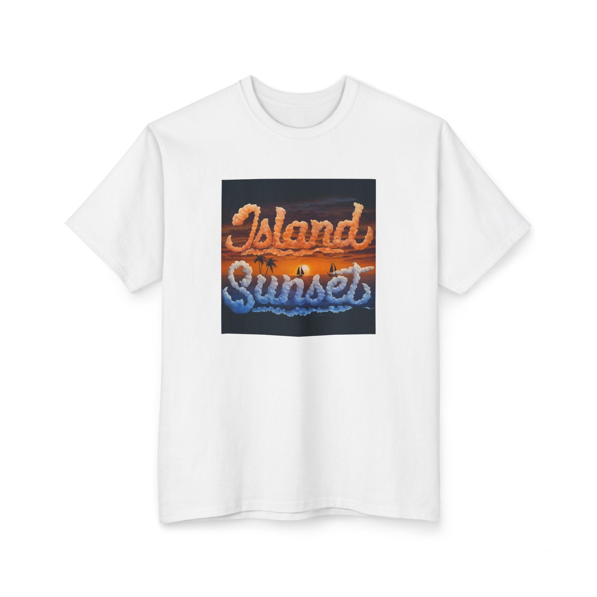 Island sunset Camiseta alta unisex Ultra Cotton®
