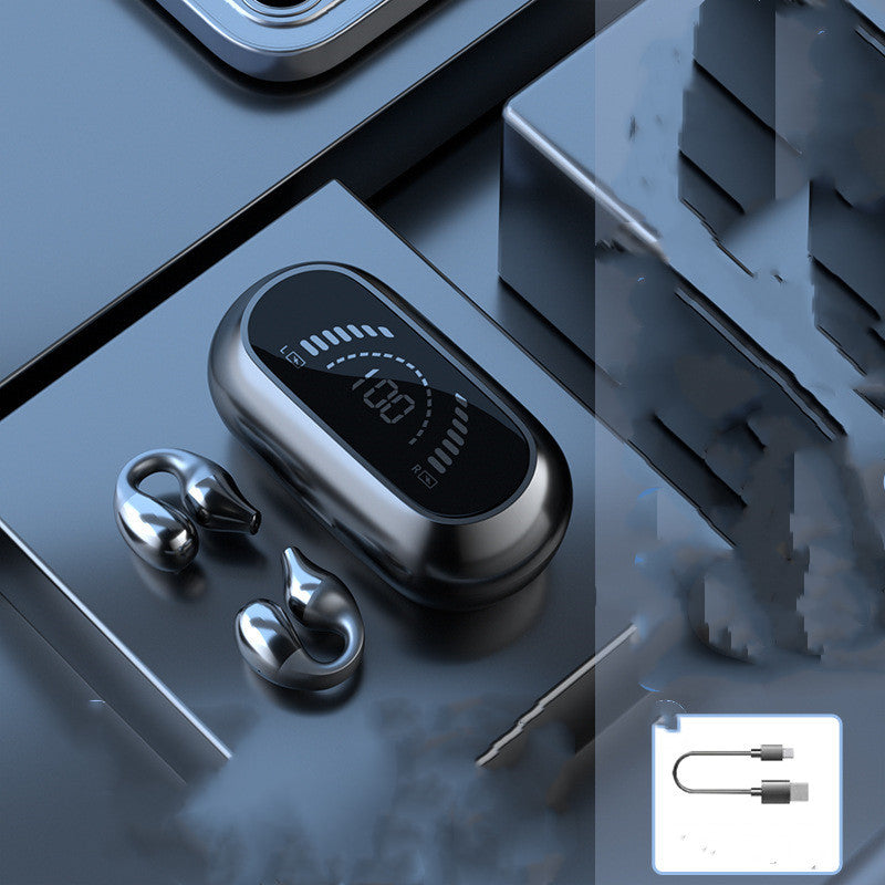 Auriculares Bluetooth impermeables con cancelación de ruido digital espejo