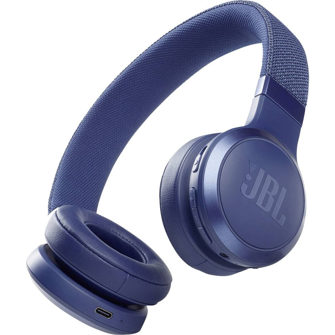 Casti audio on-ear JBL Live 460NC, Noise Cancelling, Bluetooth, Asistent Vocal, Albastru (JBLLIVE460NCBLU)-0