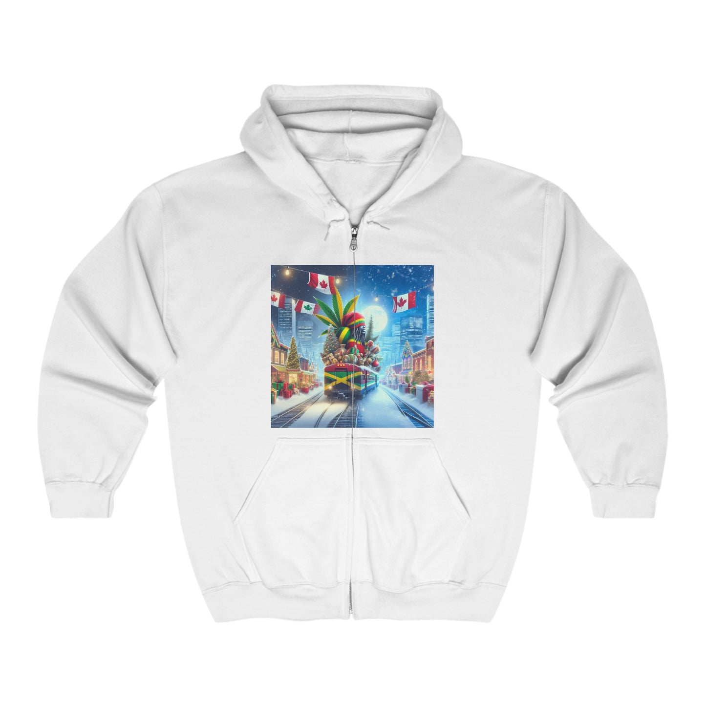 Christmas Vibes Full Zip Hoodies