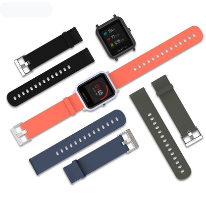 Correa de muñeca deportiva de silicona para reloj inteligente Xiaomi Huami Amazfit Bip, pulsera de repuesto de 20MM, Accesorios inteligentes Mar1