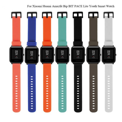 Wrist Strap Silicone Sport Strap For Xiaomi Huami Amazfit Bip Smart Watch 20MM Replacement Band Bracelet Smart Accessories Mar1