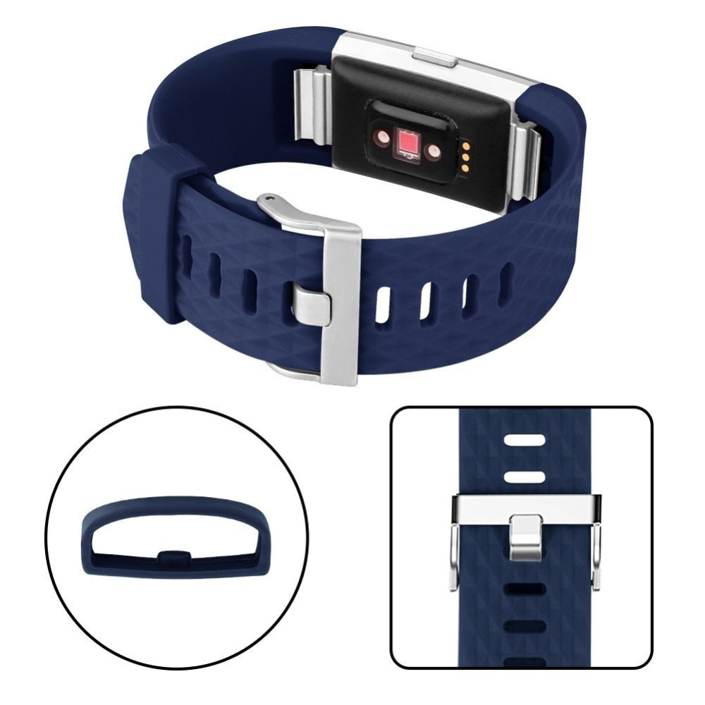 Correa de muñeca para Fitbit Charge 2, accesorio para reloj inteligente Fitbit Charge 2, correas de repuesto para pulsera inteligente