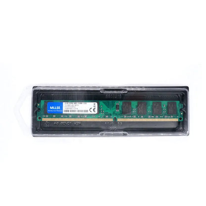 MLLSE New Sealed DIMM DDR2 800Mhz 4GB(2GBX2Pieces) PC2-6400 Memory for Desktop RAM,Good Quality!