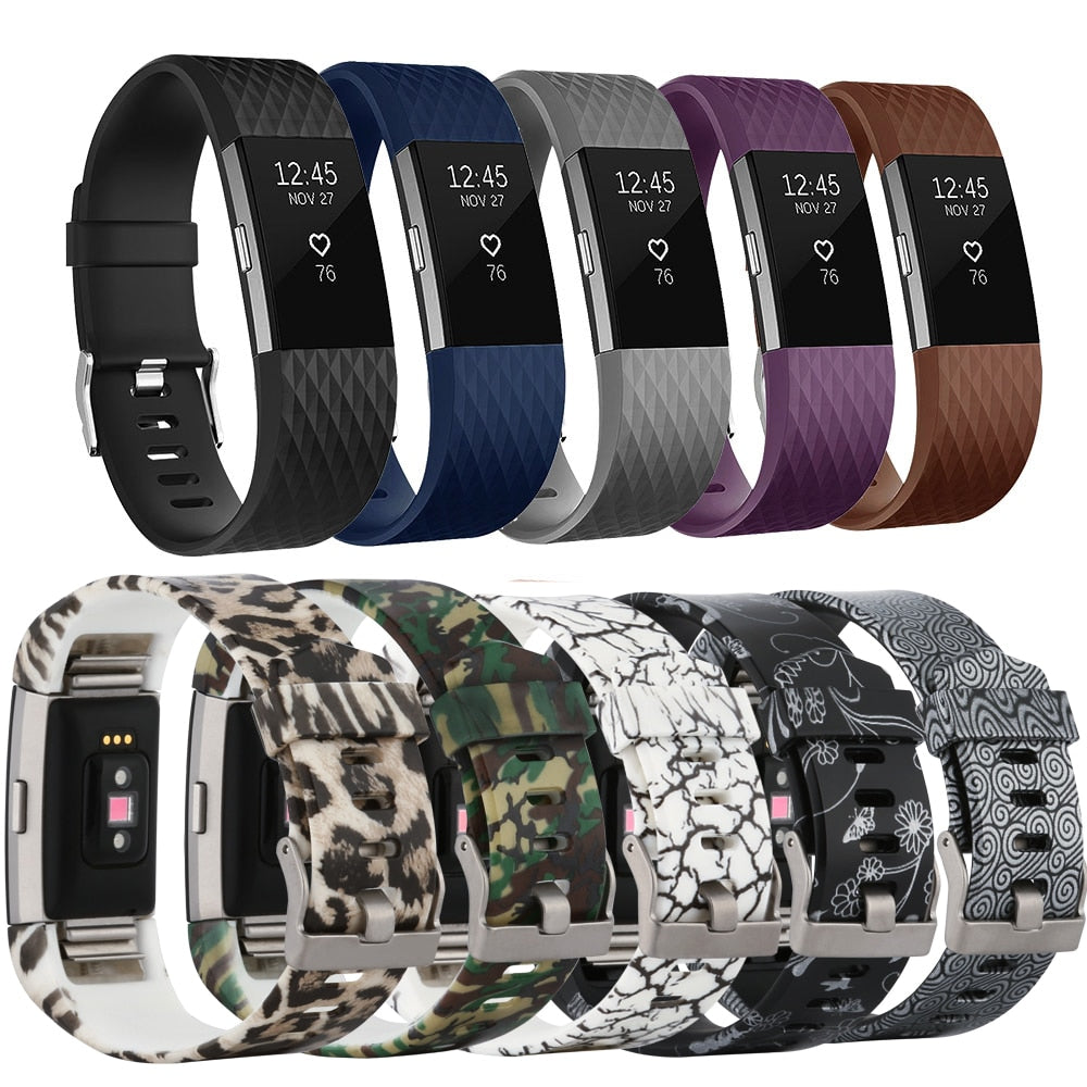 Correa de muñeca para Fitbit Charge 2, accesorio para reloj inteligente Fitbit Charge 2, correas de repuesto para pulsera inteligente