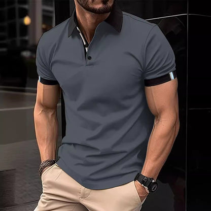 Short Sleeves Shirt M2k Trends - Men's Casual Solid Color