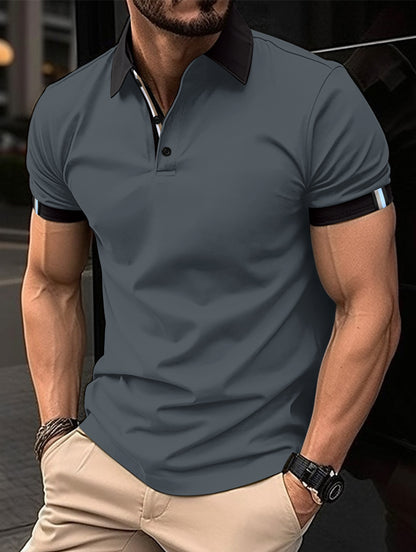 Short Sleeves Shirt M2k Trends - Men's Casual Solid Color