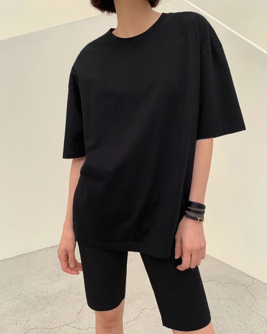 best WOTWOY Summer Casual Solid Oversized T-shirts Women 100% Cotton Loose Knitted Tee Shirts Female O-Neck Basic Tops Harajuku 2023 0 shop online at M2K Trends for