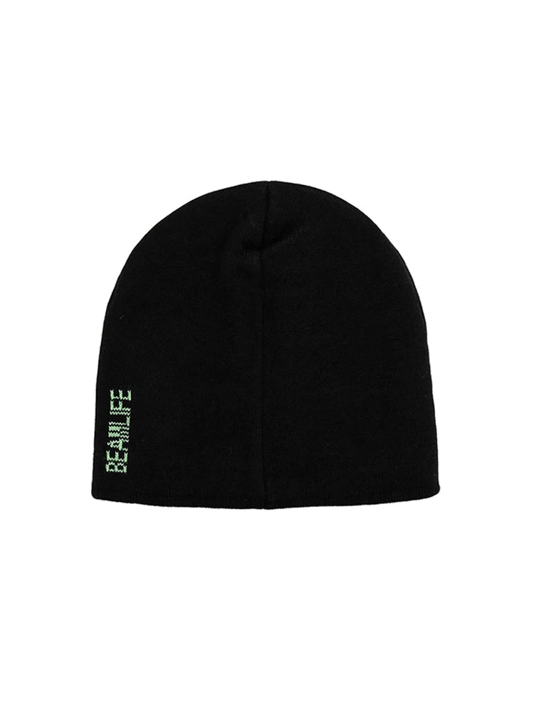 Gorro para mujer, gorro tejido con gráfico para invierno y primavera, ropa de calle Y2k, jersey de Kawaii Coreano de estética negra, jersey Kpop Gotihc Hip Hop Unisex