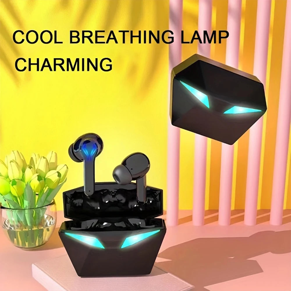 Wireless BT Headset With Led Light Compact And Portable Comfortable And Suitable For Sports Games Mobile For Phone Accessories