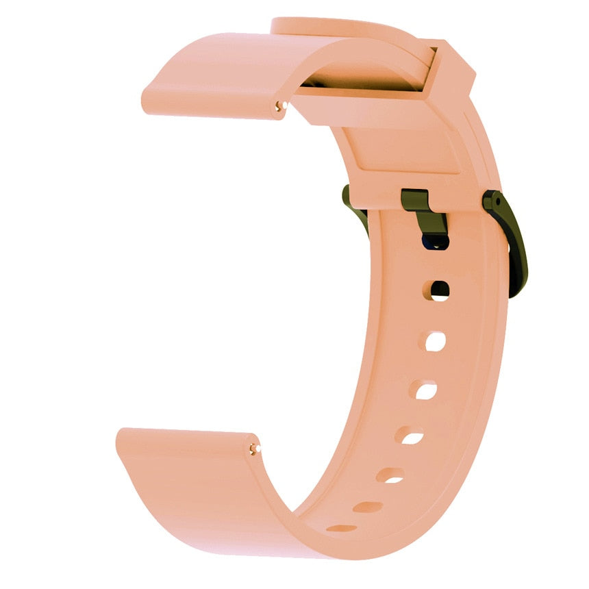 Correa de muñeca deportiva de silicona para reloj inteligente Xiaomi Huami Amazfit Bip, pulsera de repuesto de 20MM, Accesorios inteligentes Mar1