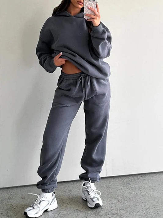 M2k Trends Affordable Sweat Suit Women's 2 Piece Pant Set