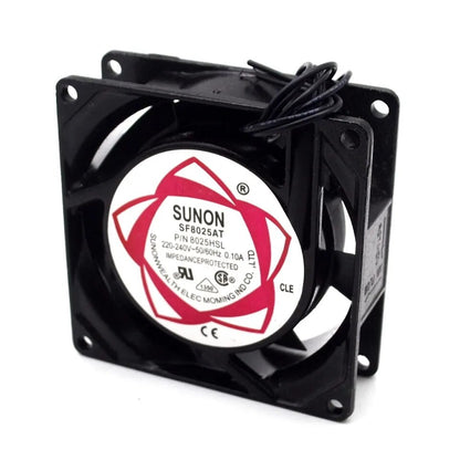 For SUNON SF8025AT P/N 2082HSL 220V AC cooling fan blower SLEEVE cooling fan axial fan 80*80*25mm 80mm