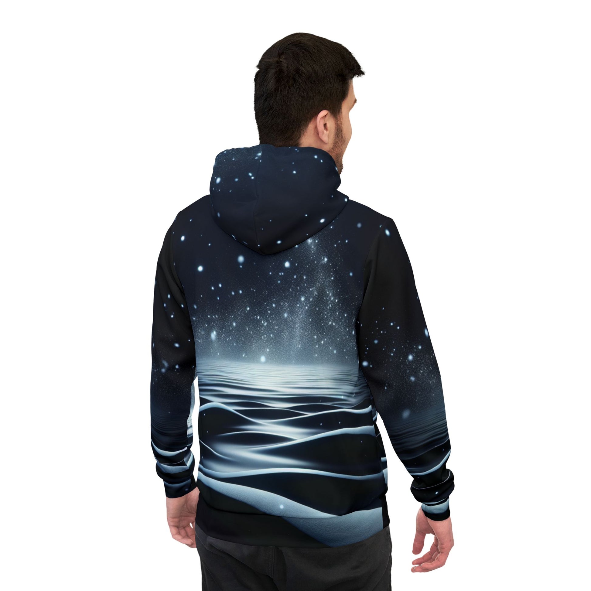 Snowfall Athletic Hoodie - Relax by the Sea