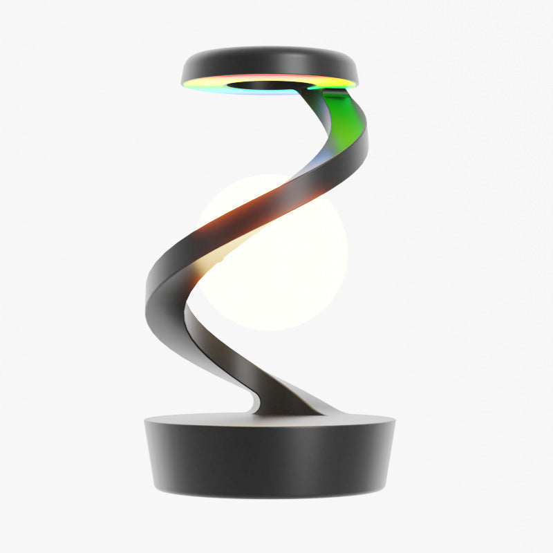 Rotating Moon Desk Lamp – Wireless Charging & Sensor Control