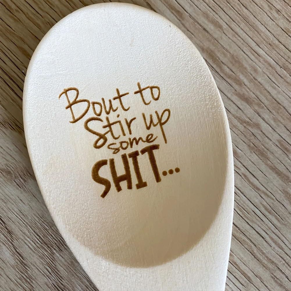 Funny Spoon Wooden Christmas Gift