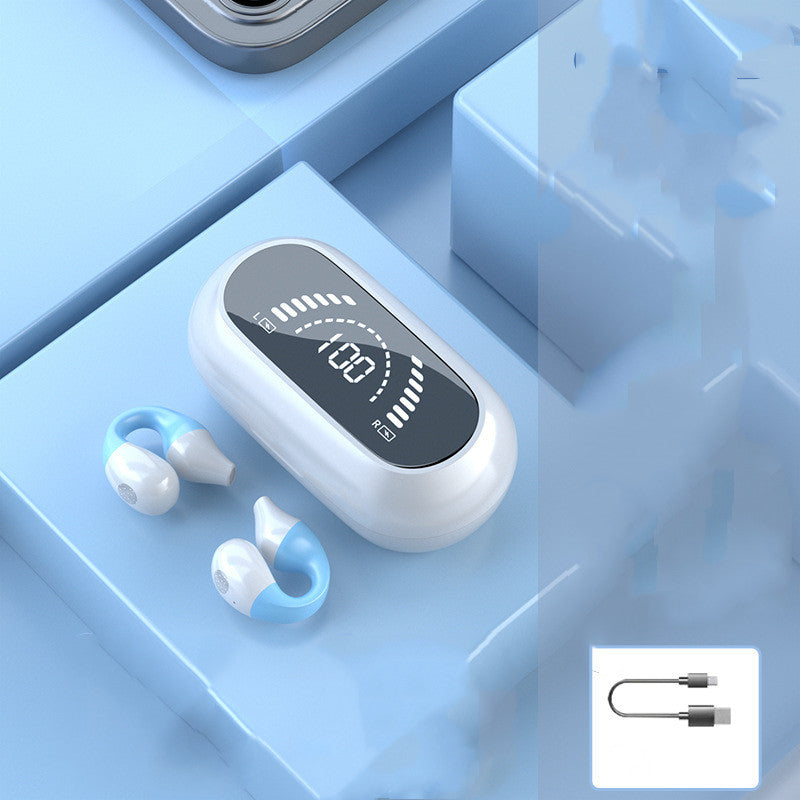 Auriculares Bluetooth impermeables con cancelación de ruido digital espejo