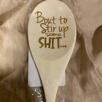 Funny Spoon Wooden Christmas Gift