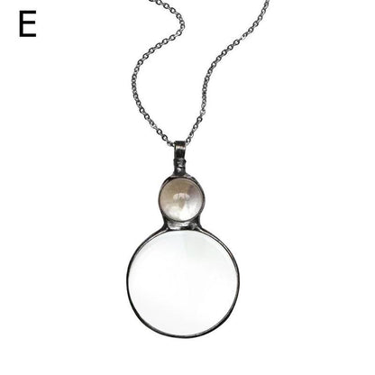 New Mother's Day Magnifying Glass Pendant Necklace