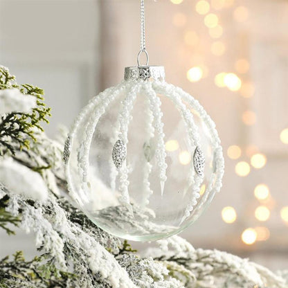 Transparent Christmas Decoration Hanging Ball Pendant