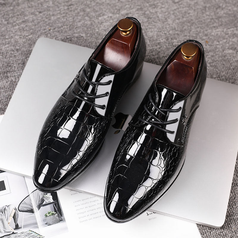 Winter New Style Leather Shoes Men's Business Formal Shoes