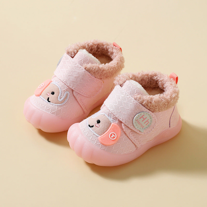 Two Cotton Toddler Shoes Winter Warm Cotton Shoes Women