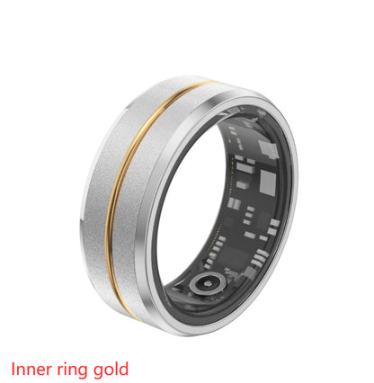 2025 Smart Ring For Men Women Heart Rate Blood Oxygen Monitoring Multi Sports Modes IP68 Waterproof Smart Rings For Android IOS