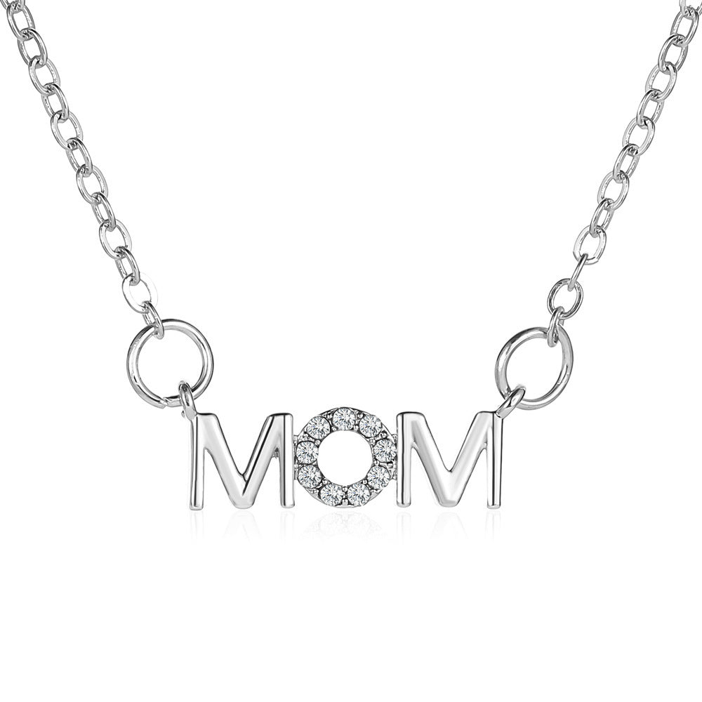 Mother's Day Letter Necklace - Simple Gift # M2K Trends