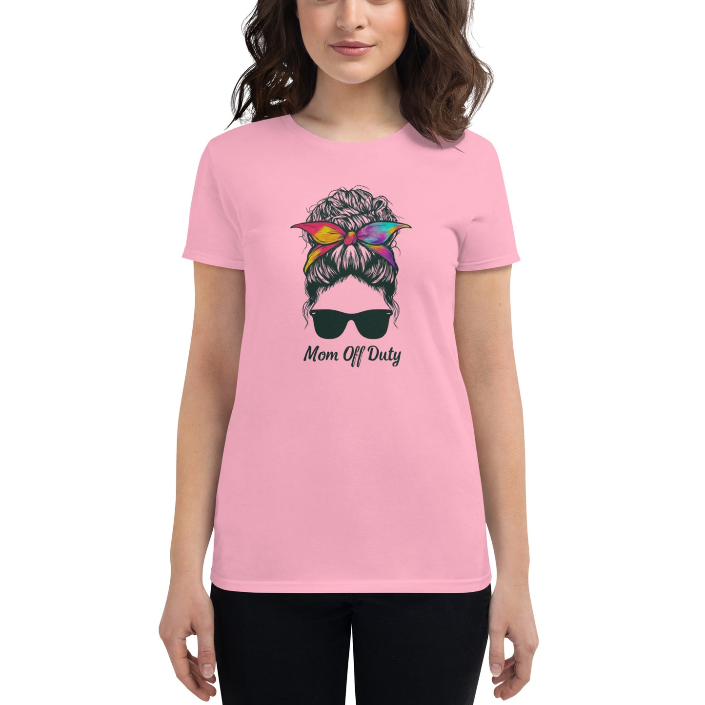 Finally! Mom's Off Duty with Heart-Shaped Shades t-shirt