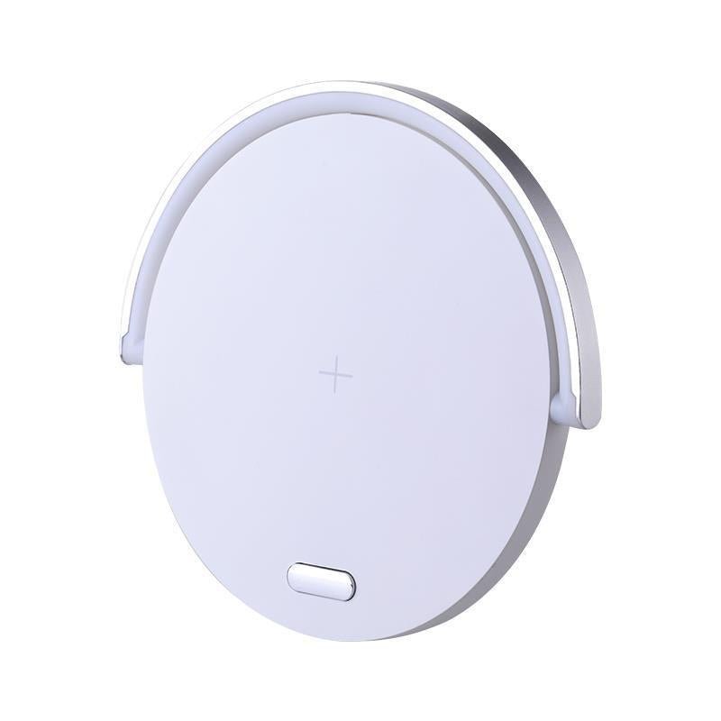 best 10w Wireless Charger Block Holder For Smart Phone Foldable Fast Charging Table Phone Stand Support With Led Table Lamp Portable 2024 charger shop online at M2K Trends for smart