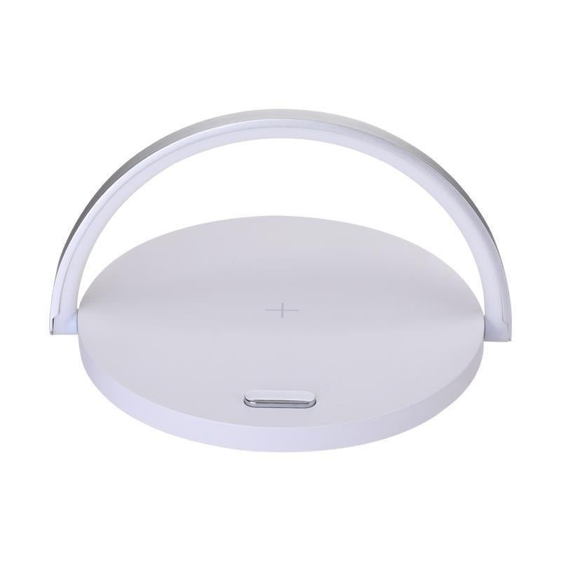 best 10w Wireless Charger Block Holder For Smart Phone Foldable Fast Charging Table Phone Stand Support With Led Table Lamp Portable 2024 charger shop online at M2K Trends for smart
