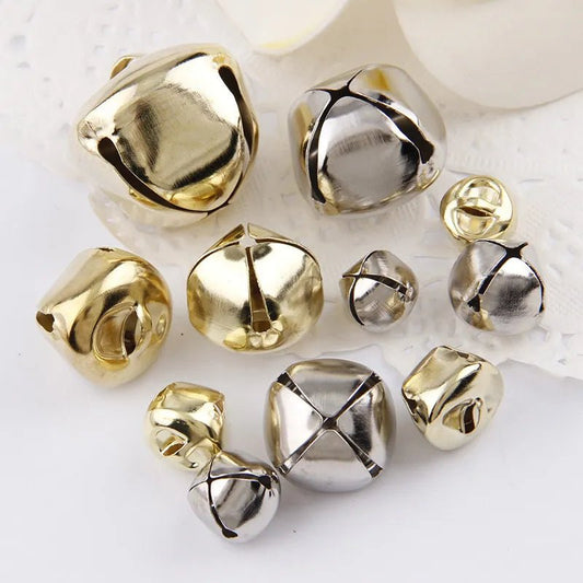 best 12-30mm 10Pcs Iron Jingle Bells Pendants Hanging Christmas Tree Ornaments Decorations For Home Festival Party Diy Crafts shop online at M2K Trends for