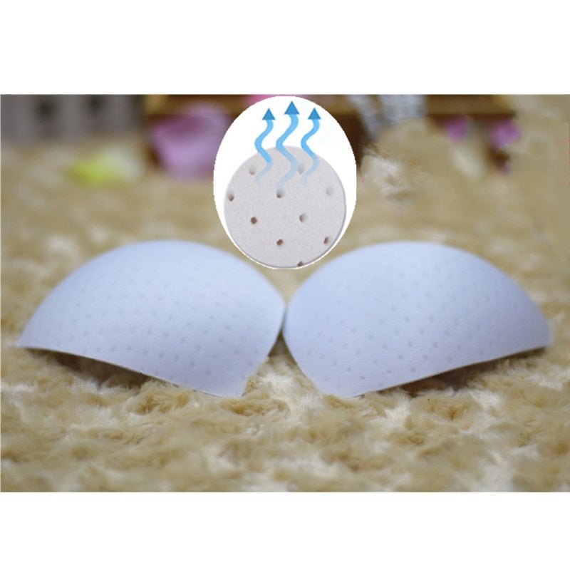 best 2 Pcs 1pair Thick Sponge Bra Pads Push Up Breast Enhancer Removeable Bra Padding Inserts Cups for Swimsuit Bikini Padding 0 shop online at M2K Trends for