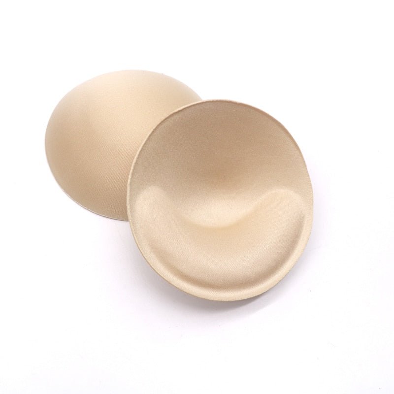 best 2 Pcs 1pair Thick Sponge Bra Pads Push Up Breast Enhancer Removeable Bra Padding Inserts Cups for Swimsuit Bikini Padding 0 shop online at M2K Trends for