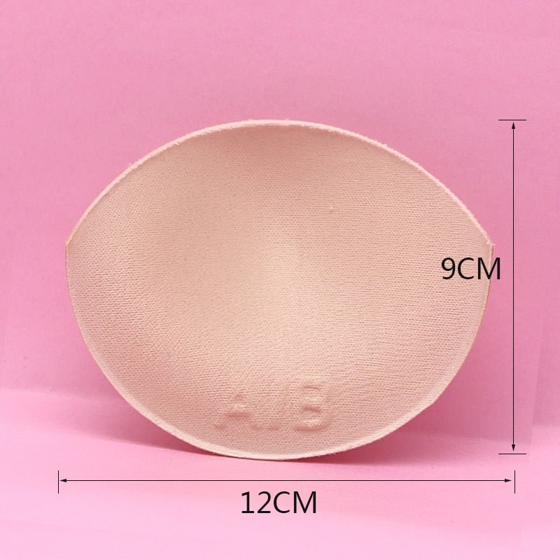 best 2 Pcs 1pair Thick Sponge Bra Pads Push Up Breast Enhancer Removeable Bra Padding Inserts Cups for Swimsuit Bikini Padding 0 shop online at M2K Trends for