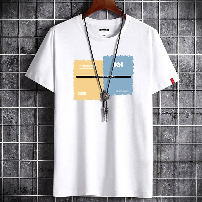 best 2021 Fashion Summer for Men Clothing Anime T Shirt White Oversized Graphic Vintage T-shirt Tshirt Anime Harajuku Manga S-6XL 0 shop online at M2K Trends for