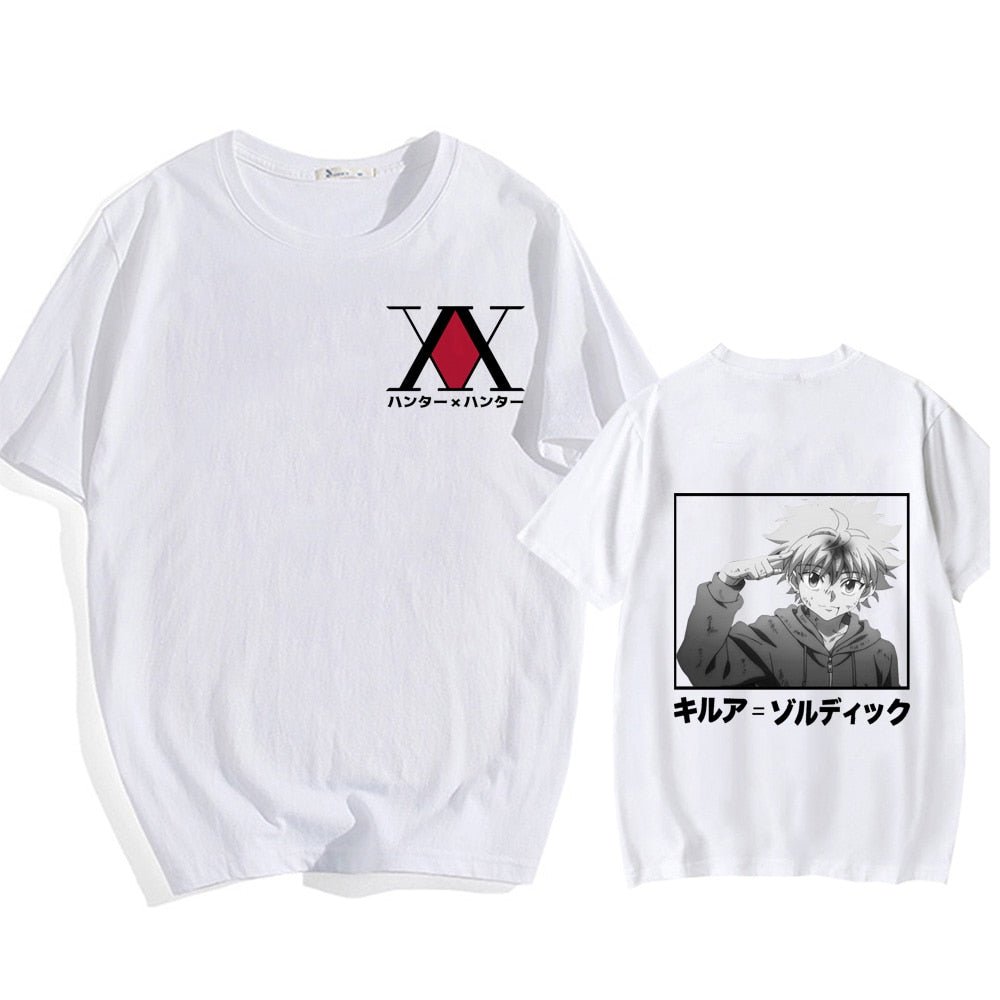 best 2021 Men Women T-shirt Tops Kawaii Hunter X Hunter Tshirt Killua Zoldyck Casual Manga Tee Shirt Clothes 0 shop online at M2K Trends for