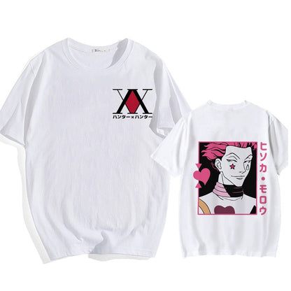 best 2021 Men Women T-shirt Tops Kawaii Hunter X Hunter Tshirt Killua Zoldyck Casual Manga Tee Shirt Clothes 0 shop online at M2K Trends for