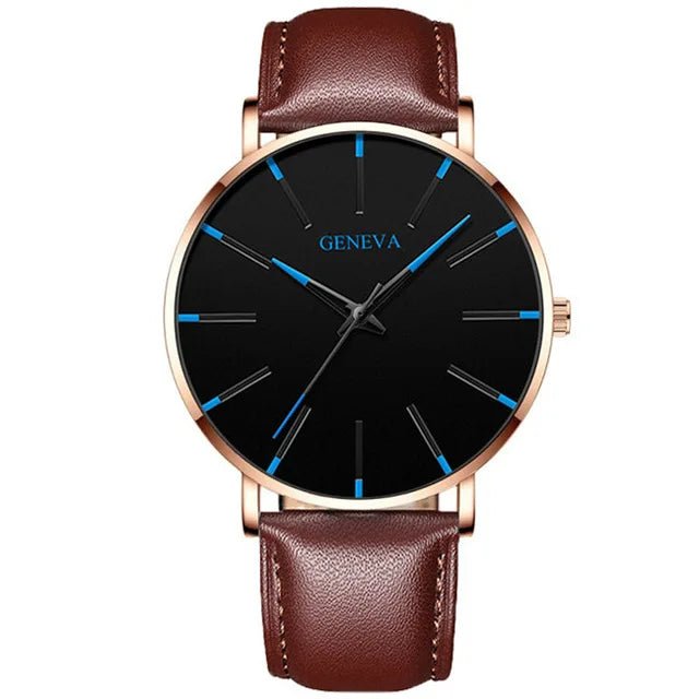 best 2021 Minimalist Men's Fashion Ultra Thin Watches Simple Men Business Stainless Steel Mesh Belt Quartz Watch relogio (KWT2236) shop online at M2K Trends for
