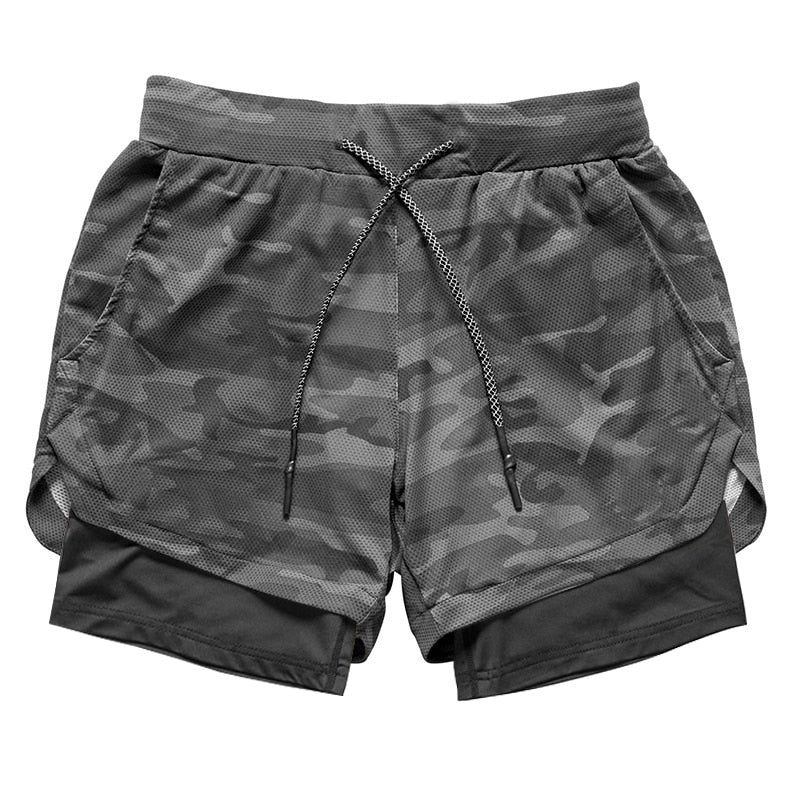 best 2022 Camo Running Shorts Men 2 In 1 Double-deck Quick Dry GYM Sport Shorts Fitness Jogging Workout Shorts Men Sports Short Pants 0 shop online at M2K Trends for