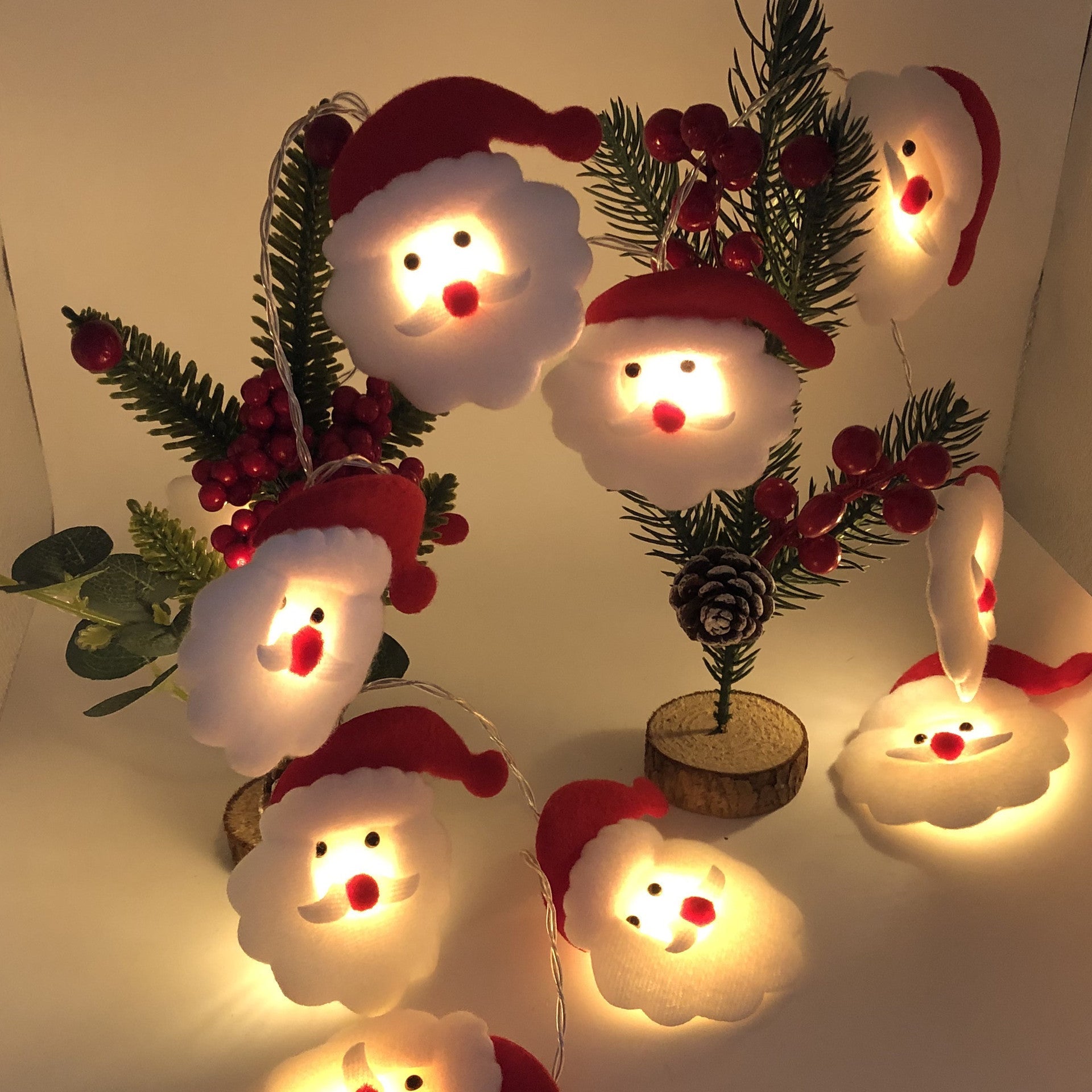 best 2023 Christmas Decoration Snowman LED String Lights Garland Xmas Fairy Lights Decor For Home Navidad Christmas Ornament New Year 0 shop online at M2K Trends for