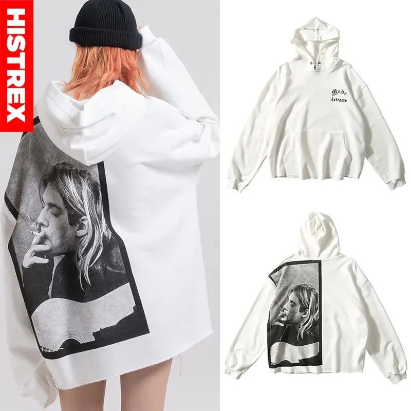 best 2023 Men Hip Hop Hoodie Sweatshirt,Smoking Print Streetwear,Harajuku Vintage Pullover,Grunge Y2k Loose Hoody,Ugly Nevermind Hood shop online at M2K Trends for
