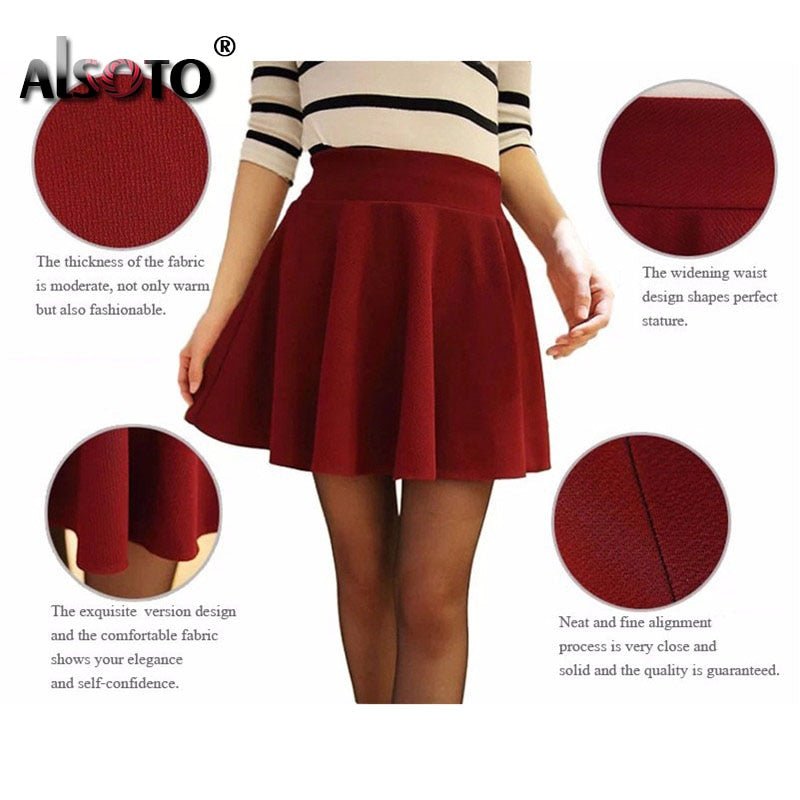 best 2023 Winter and Summer Style Brand Women Skirt Elastic Faldas Ladies Midi Skirts Sexy Girl Mini Short Skirts Saia Feminina 0 shop online at M2K Trends for