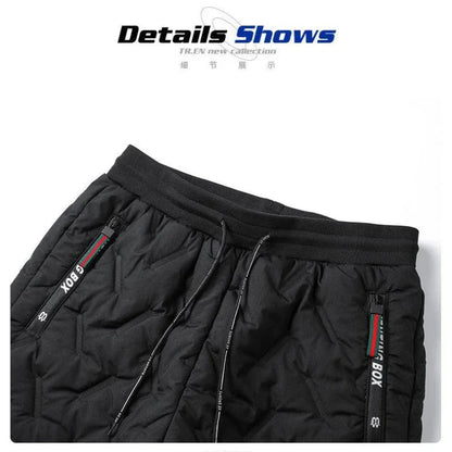 best 2023 Winter Lambswool Warm Pants Thicken Men Loose Jogger Fleece Pants Casual Long Track Windproof Waterproof Thermal Trousers shop online at M2K Trends for