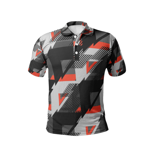 best 2024 Men's All-Over-Print Polo Shirts T-shirts shop online at M2K Trends for button up neck shirt