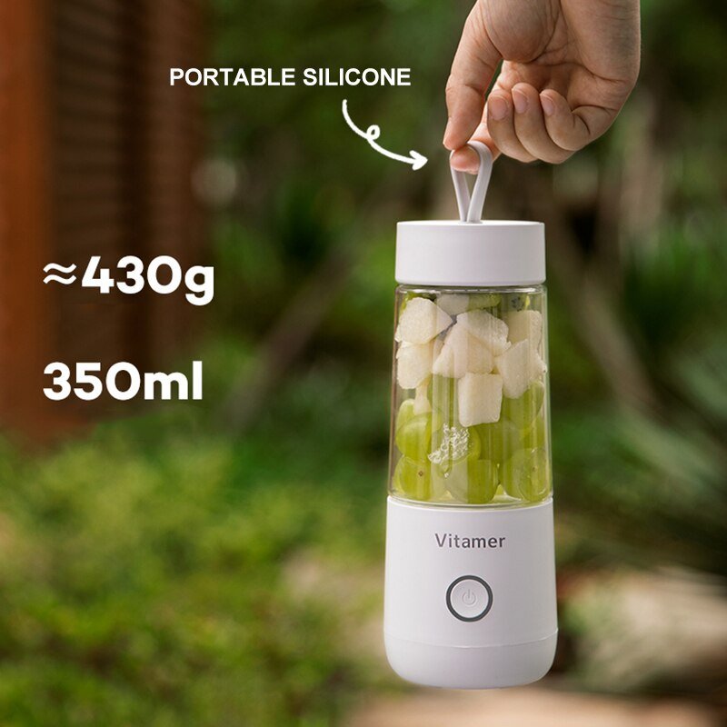 best 350ml Portable Blender Juicer Electric USB Rechargeable Mixer Smoothie Slushy Cup Fresh Juice Blender Bottle USB Charging Kitchen Gadgets Electronics shop online at M2K Trends for