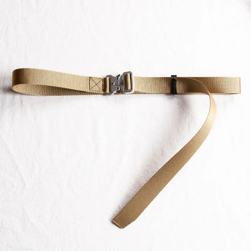best 3.8cm 3cm 2.5cm Canvas Tactical Belt for Male and Female Trend Fashion Hip Hop Punk Y2k Girdle Outdoor Sports Youth Waistband shop online at M2K Trends for